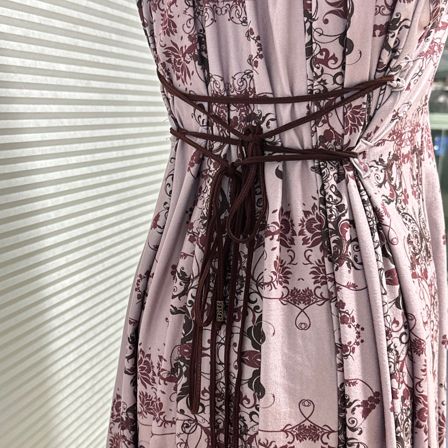 Ozz Angelo Vintage Baroque Floral Lace Dress