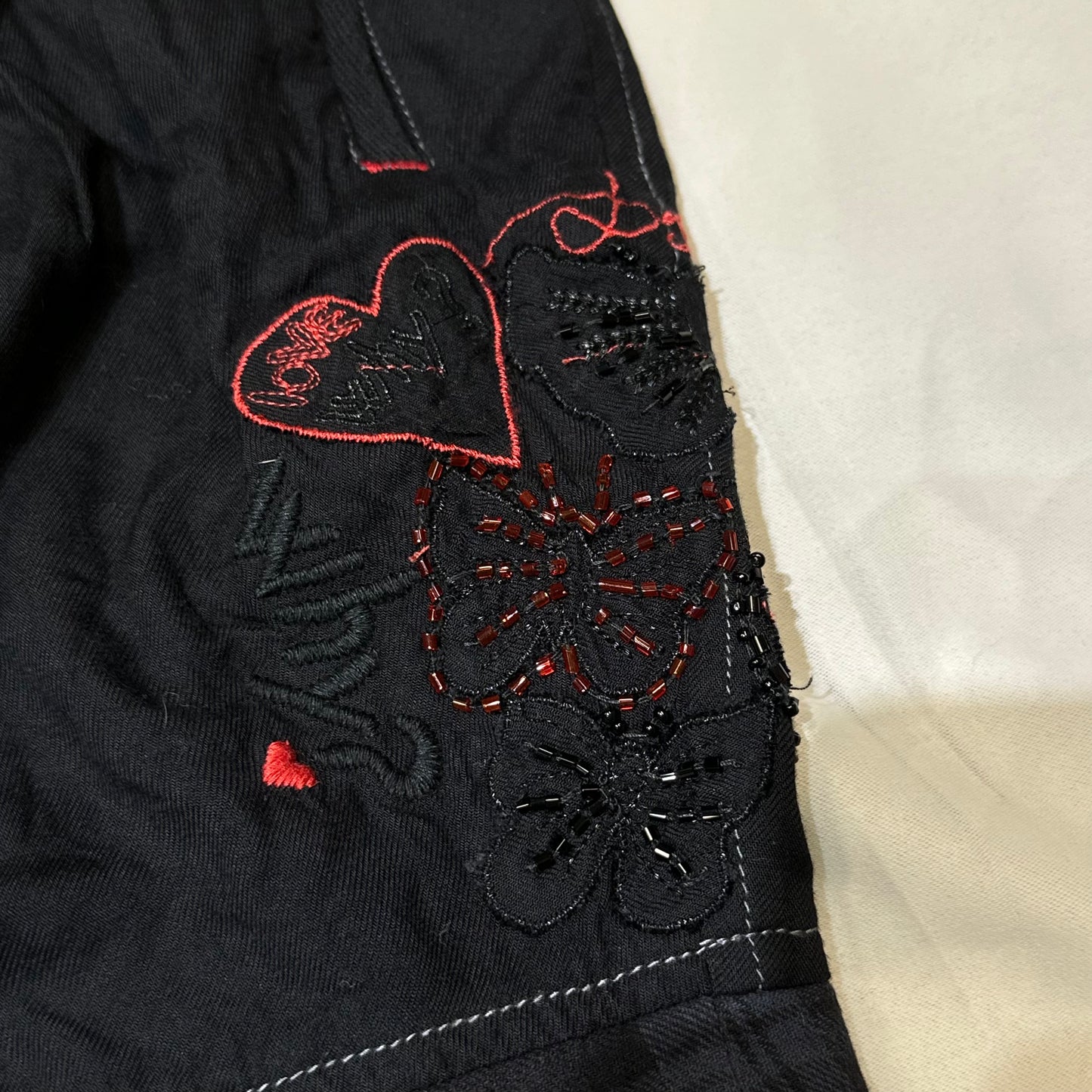 00s Desigual Deadstock Beaded Bubble Skirt