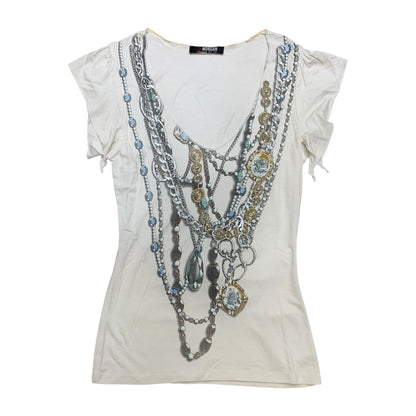 Morgan De Toi Print Necklaces Top
