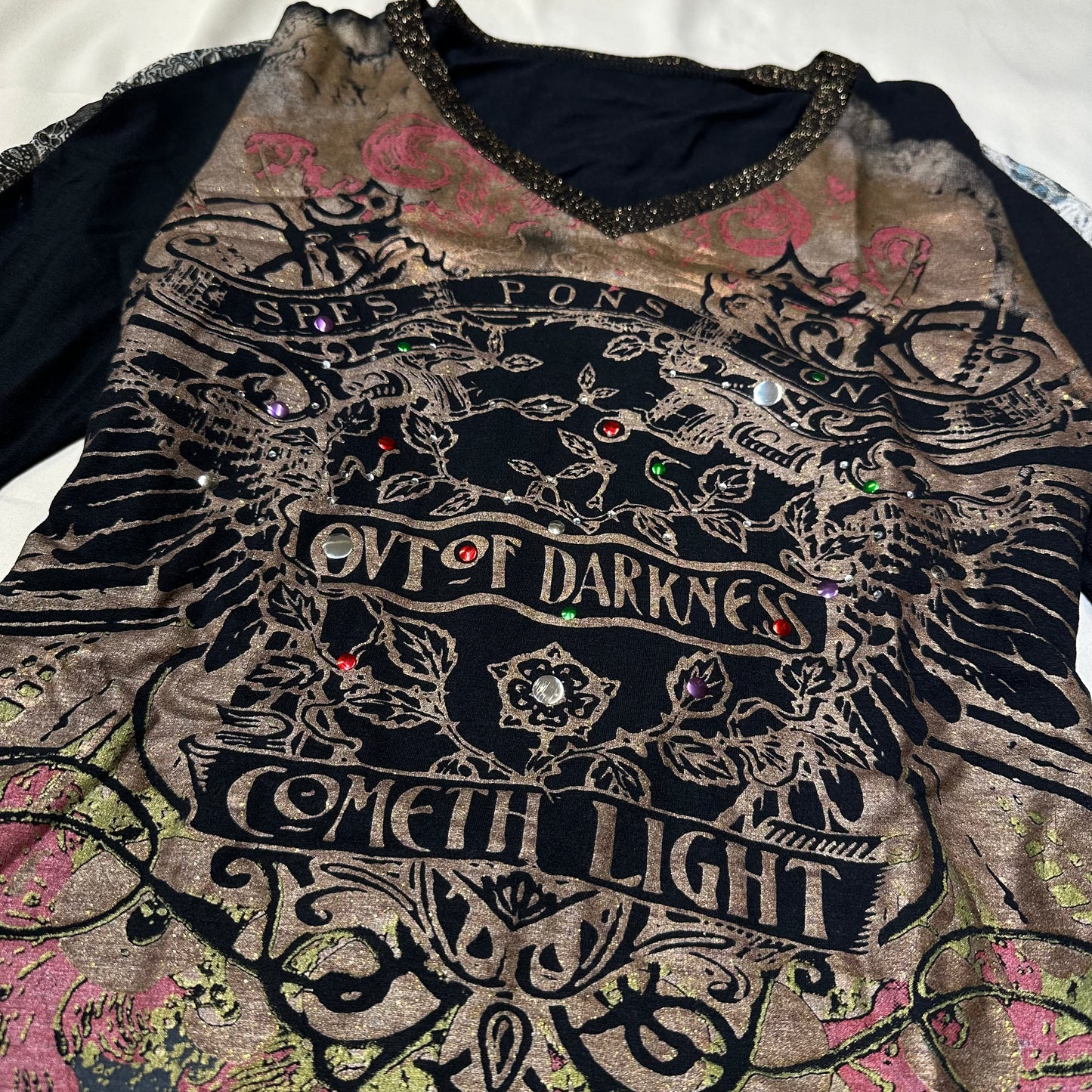 Fairycore Graphic Long Sleeves Top