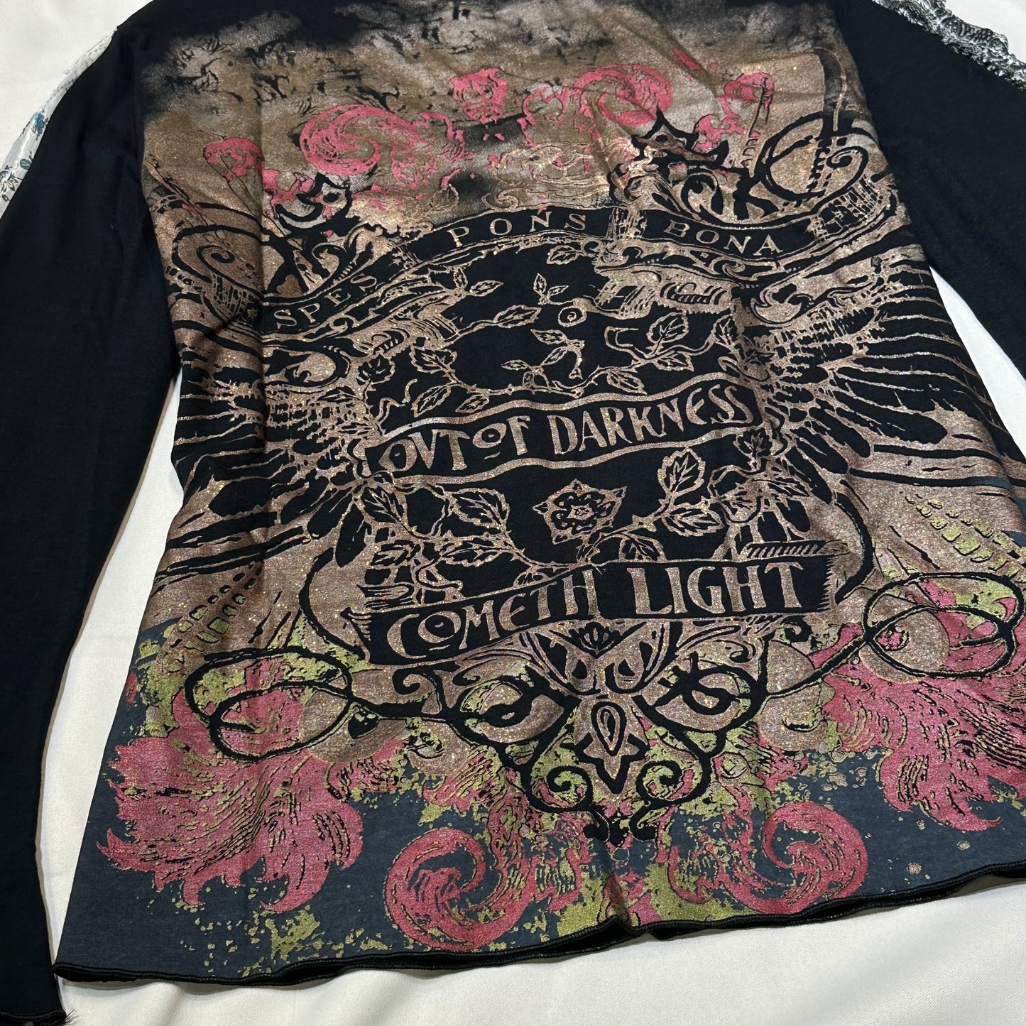 Fairycore Graphic Long Sleeves Top