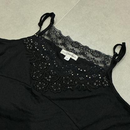 Beaded Lace Trim Camisole