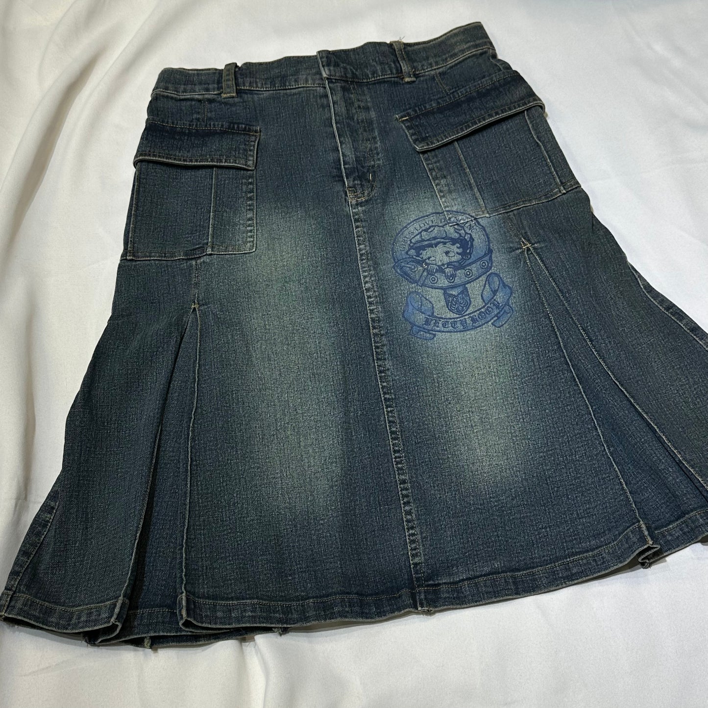 00s Betty Boop A-line DenimSkirt