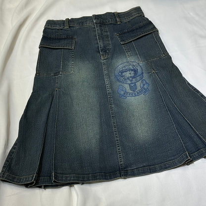 00s Betty Boop A-line DenimSkirt