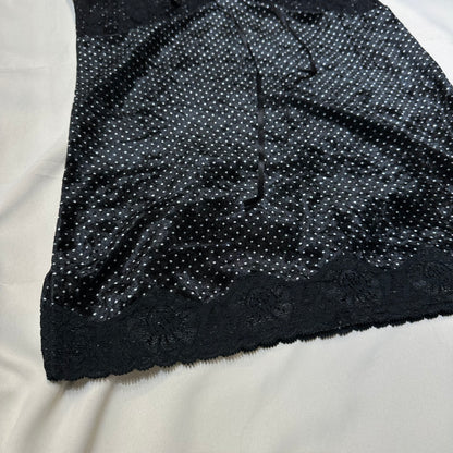 Polka Dot Velvet Camisole