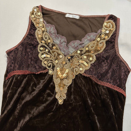 Butterfly Velvet Tank