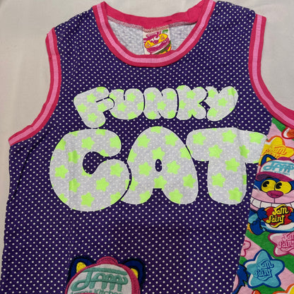 JAM 'Funky Cat' Embroidered Tank