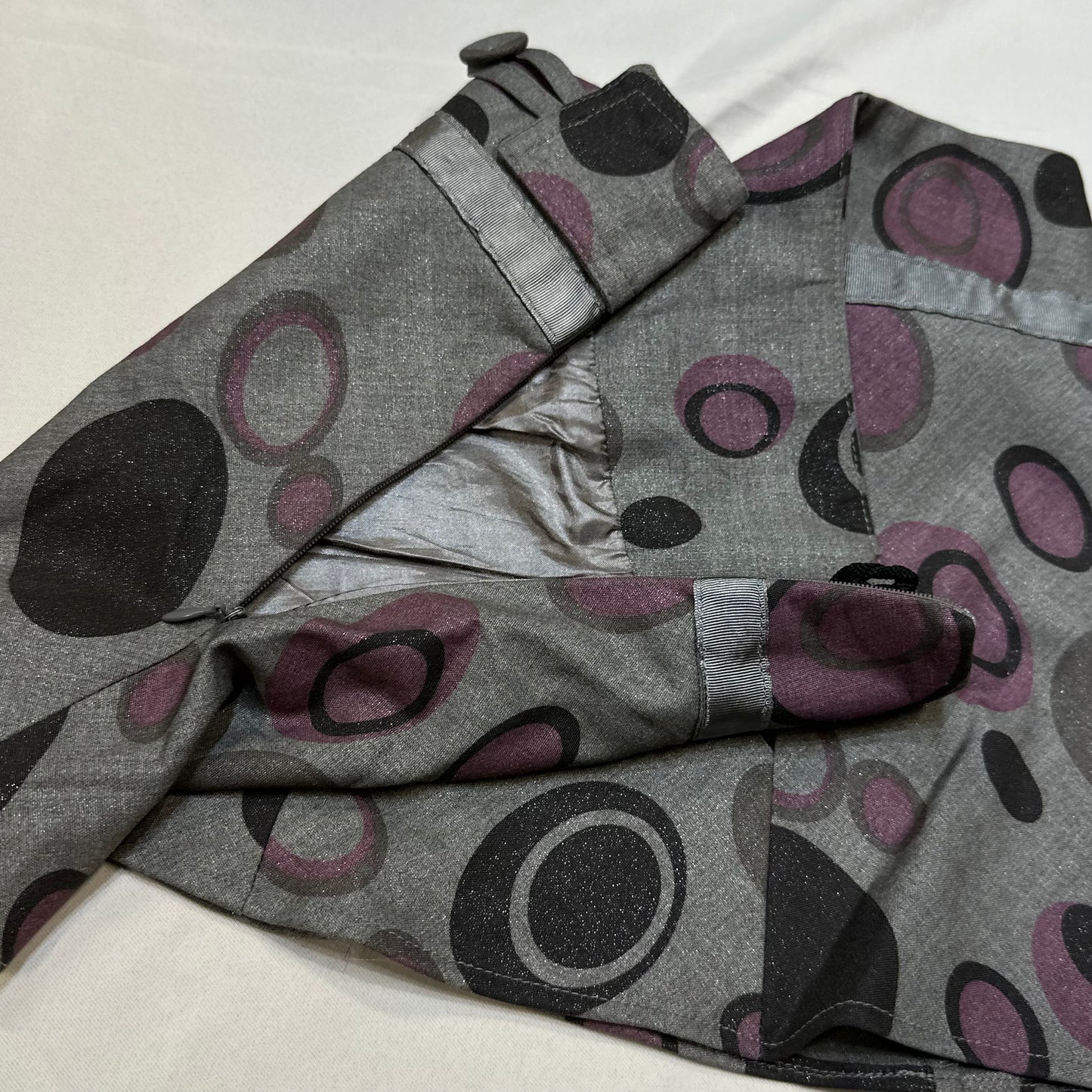 Polka Dot 80s Mini Skirt