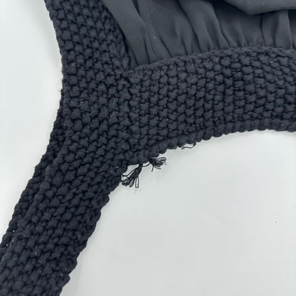 Knit Trim Mesh Layered Tank