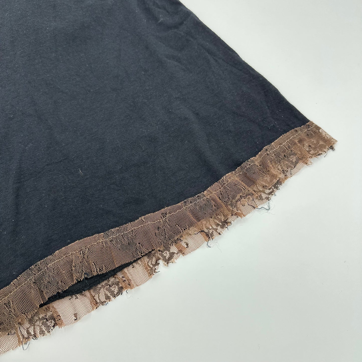 Fur Trim V-neck Tank