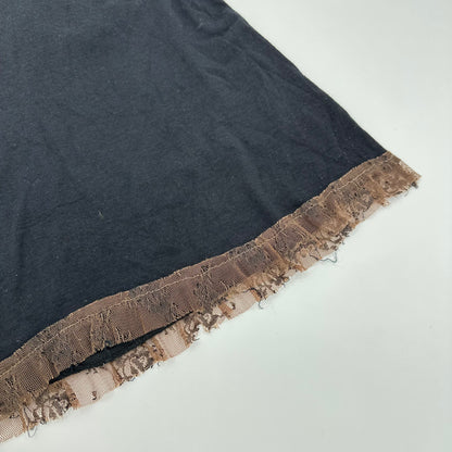 Fur Trim V-neck Tank