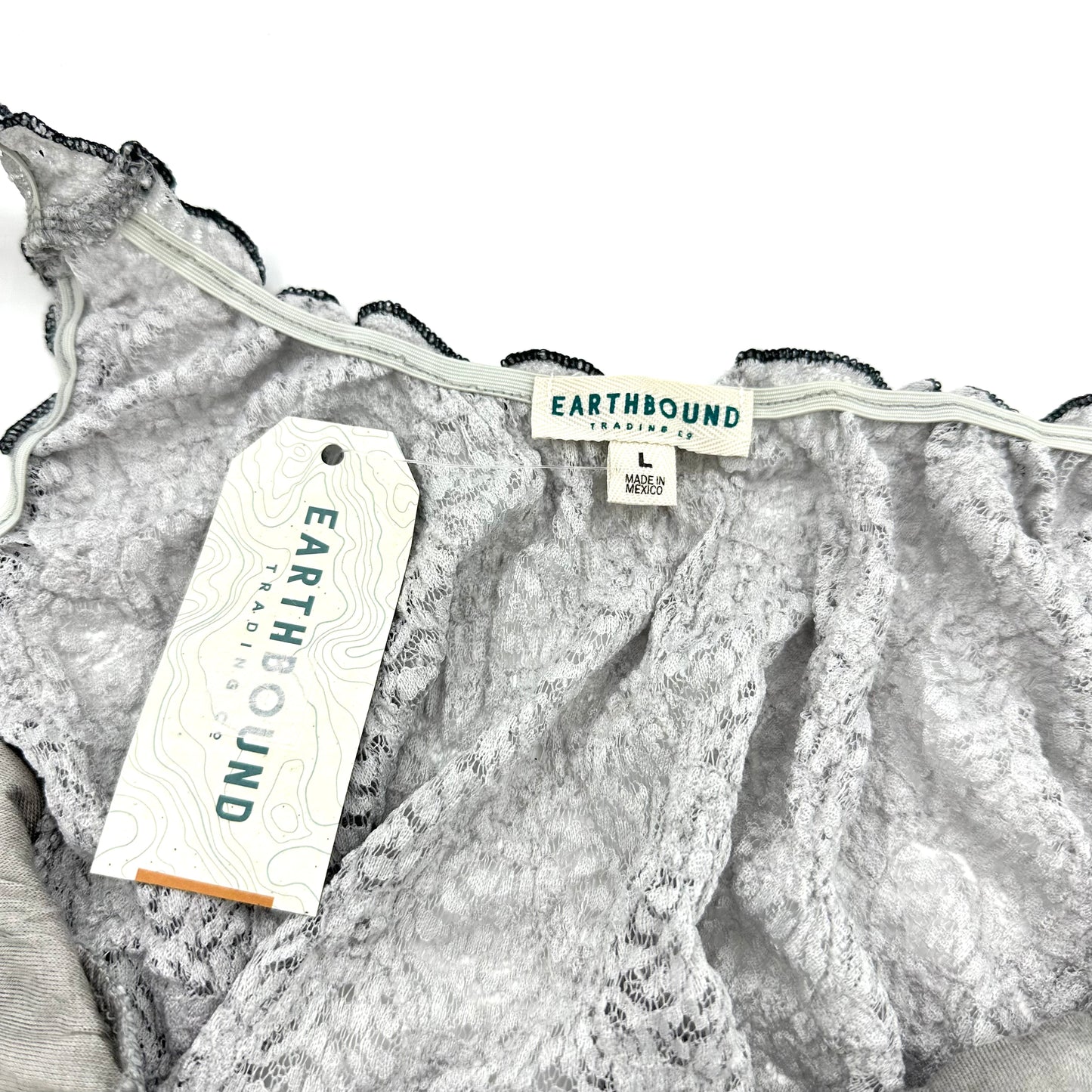 Ruffle Strap Lace Cami Top