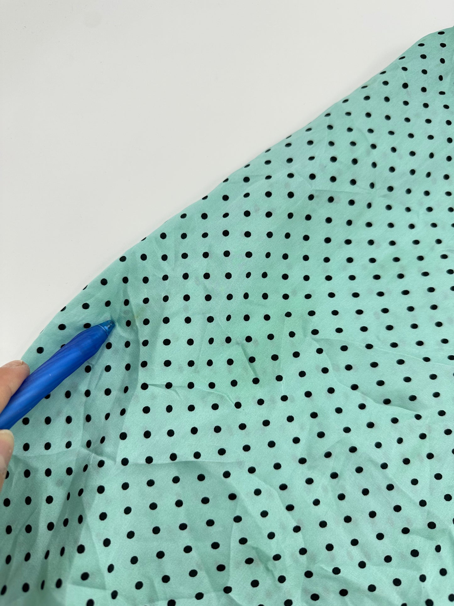 Polka Dot Layered Hem Sleevesless Top