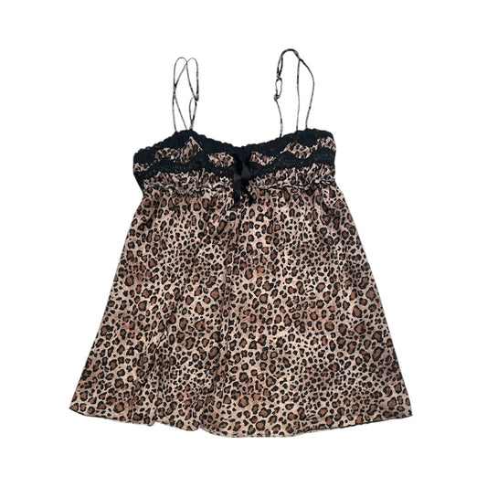 Leopard Mesh Camisole