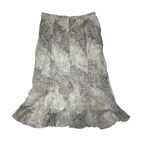Snake Pattern Mesh Skirt