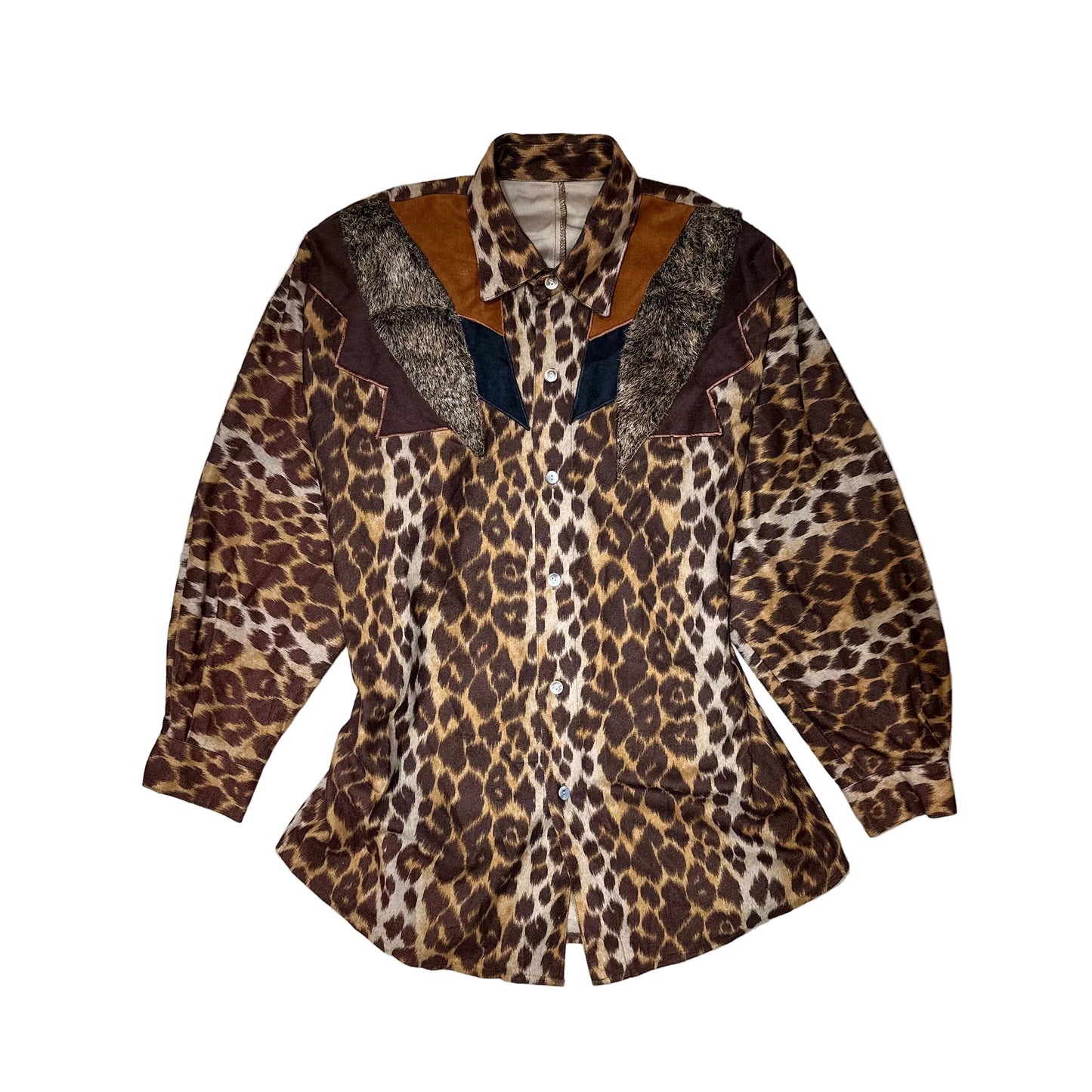 Fur Leopard Print shirt