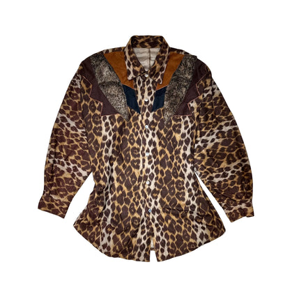 Fur Leopard Print shirt