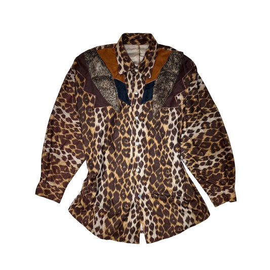 Fur Leopard Print shirt