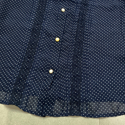Polka Dot Mesh Shirt