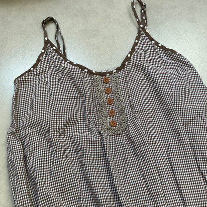 Layered Button Up Camisole