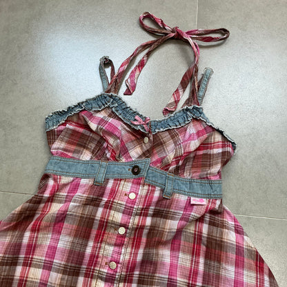 Mezzo Piano Checked Camisole