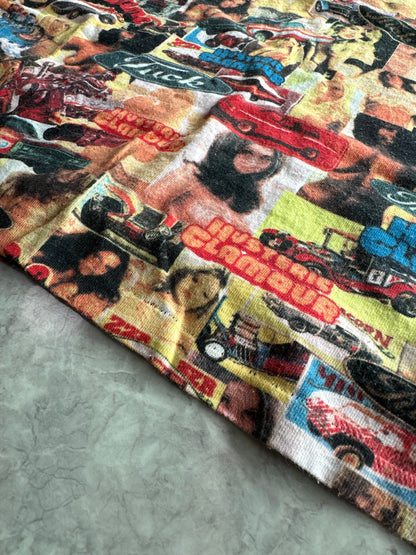 Hysteric Glamour 1990s Collage Car and Topless Woman Single Stitch Tee