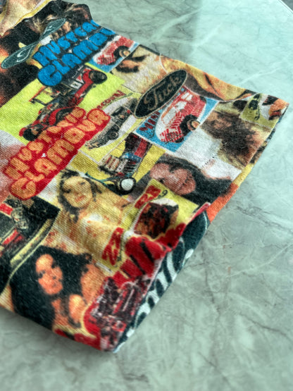 Hysteric Glamour 1990s Collage Car and Topless Woman Single Stitch Tee