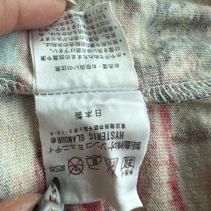 Hysteric Glamour 1990s Collage Car and Topless Woman Single Stitch Tee