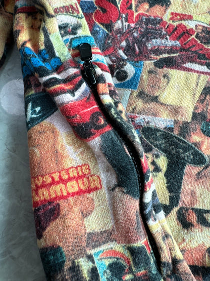 Hysteric Glamour 1990s Collage Car and Topless Woman Sweater