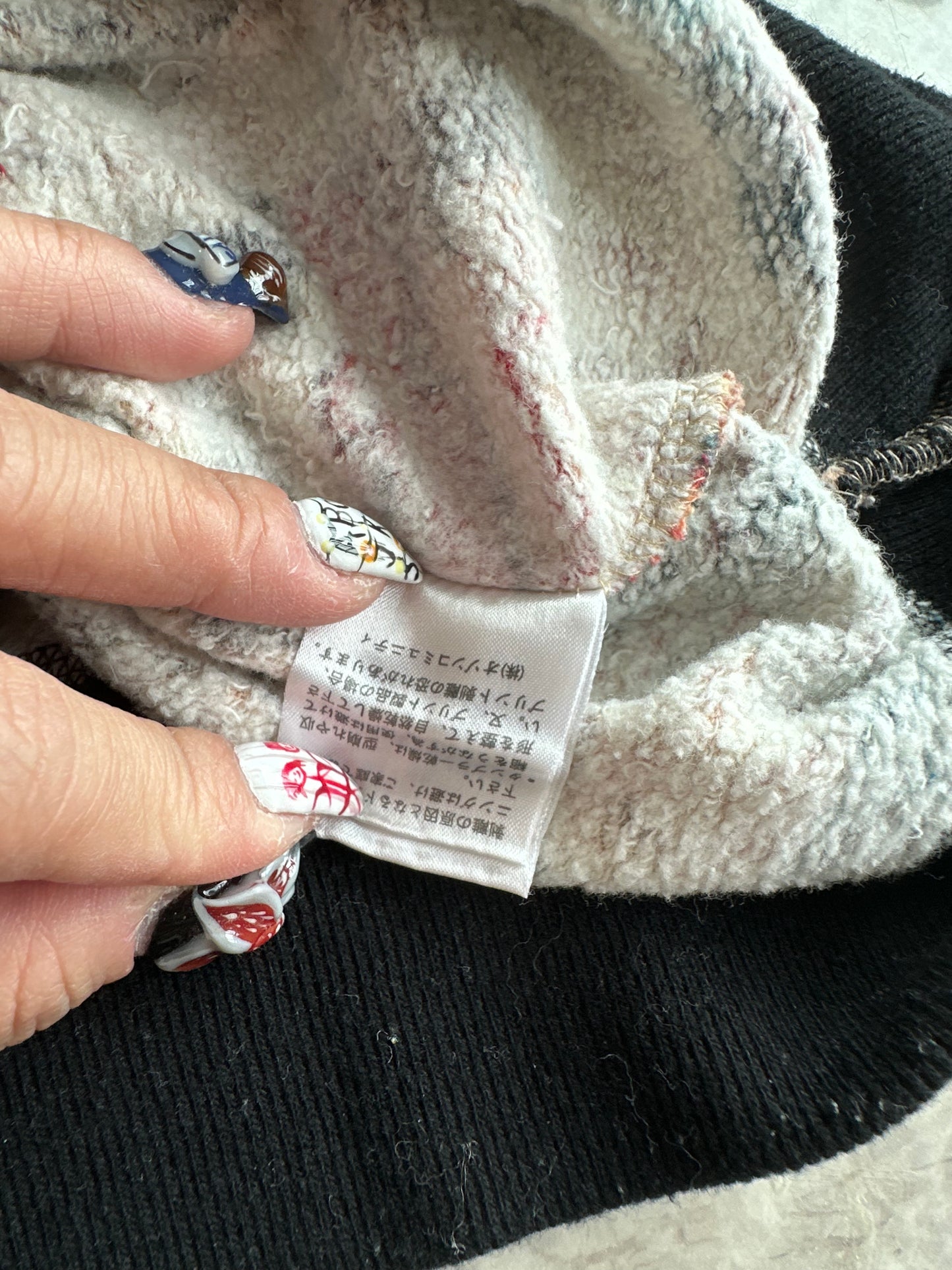 Hysteric Glamour 1990s Collage Car and Topless Woman Sweater