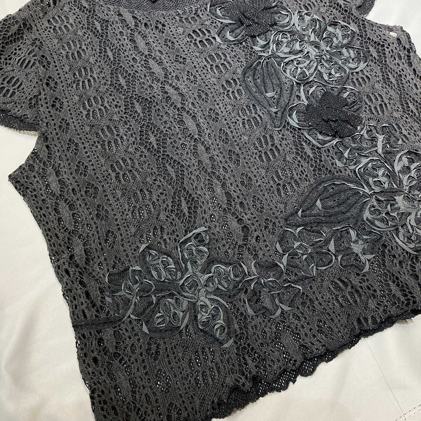 Mesh Floral Top