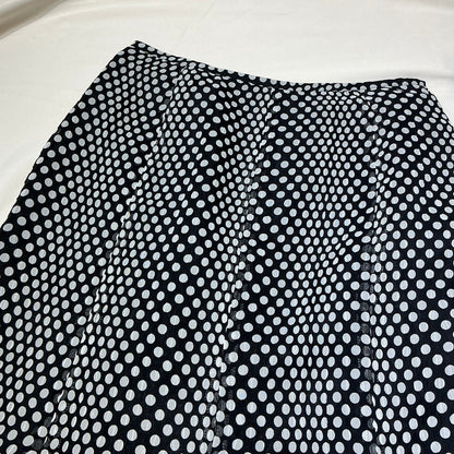Mesh Polka Dot Midi Skirt