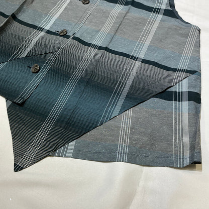 Plaid A-line Sleevesless Shirt