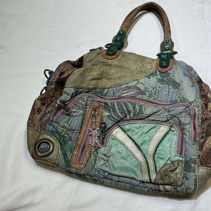 Patchwork Floral Printed Multi-Pocket Bag