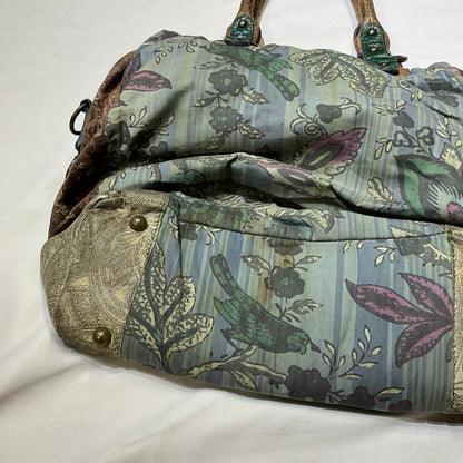 Patchwork Floral Printed Multi-Pocket Bag