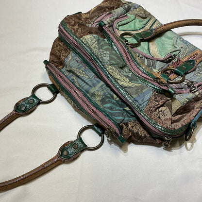 Patchwork Floral Printed Multi-Pocket Bag