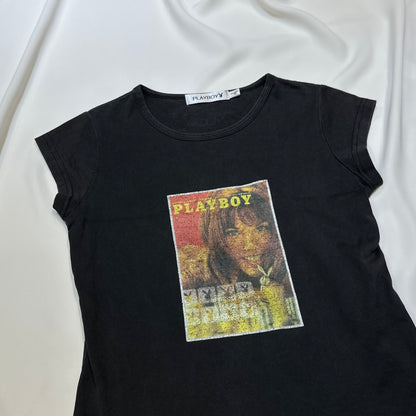 Playboy Magazine Print Top