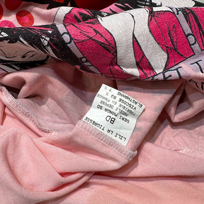 Lili La Tigresse 1999 Anime Graphic Layered Long Sleeves Tee