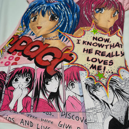 Lili La Tigresse 1999 Anime Graphic Layered Long Sleeves Tee