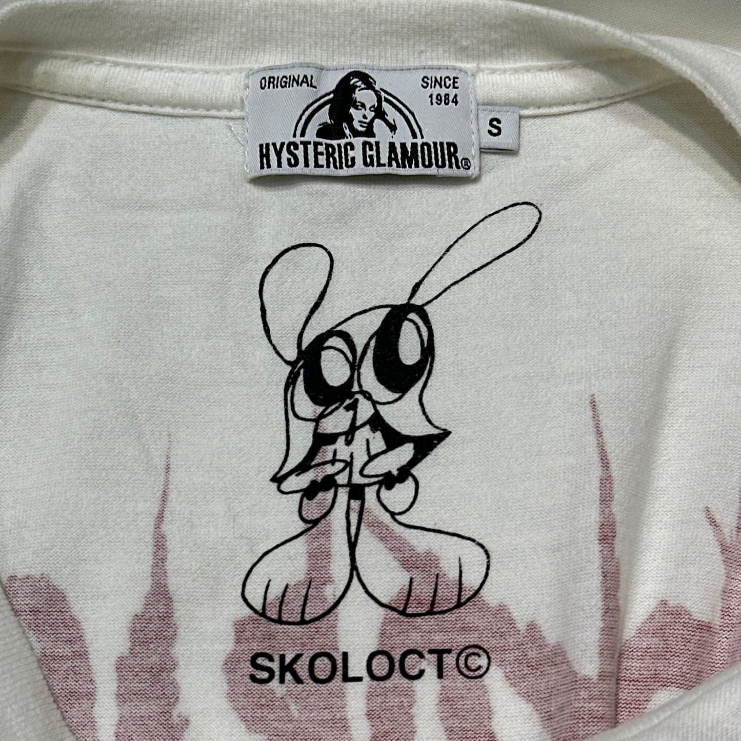 Hysteric Glamour x Skoloct 2010s T-shirt