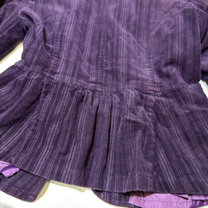 Corduroy Blazer with Pin