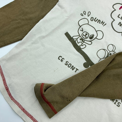 00s Pom Ponette Raglan Long Sleeve Tee