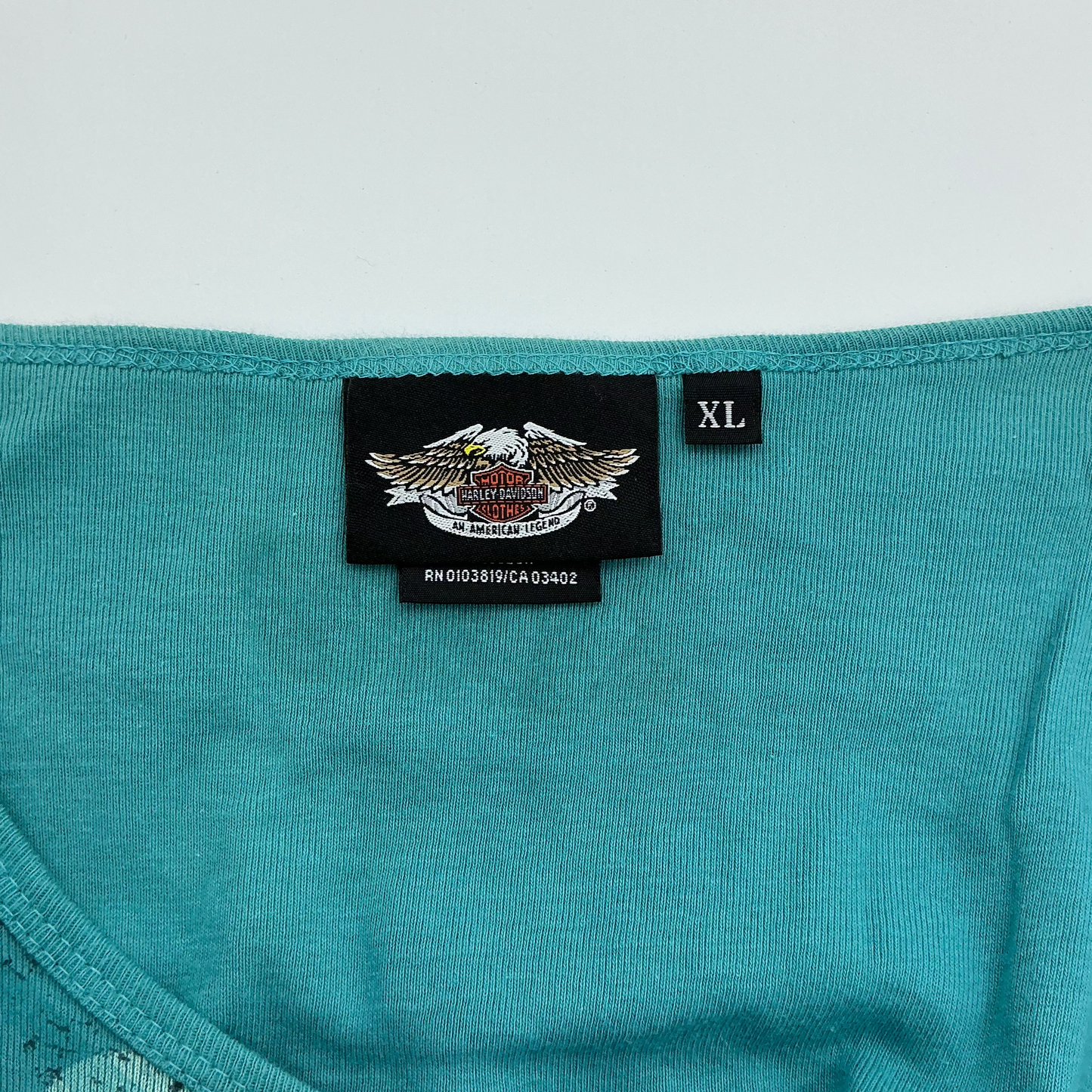 2008 Harley-Davidson Wing Heart Tribal Long Sleeve Top