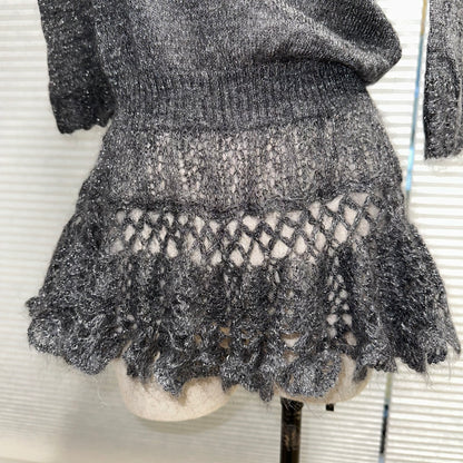 Hysteric Glamour Glitter Knit Top