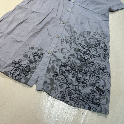 Floral Stitching Shirt