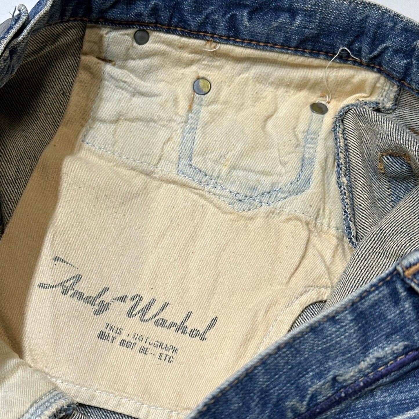90s Hysteric Glamour x Andy Warhole Strawberry Studded Denim Mini Skirt