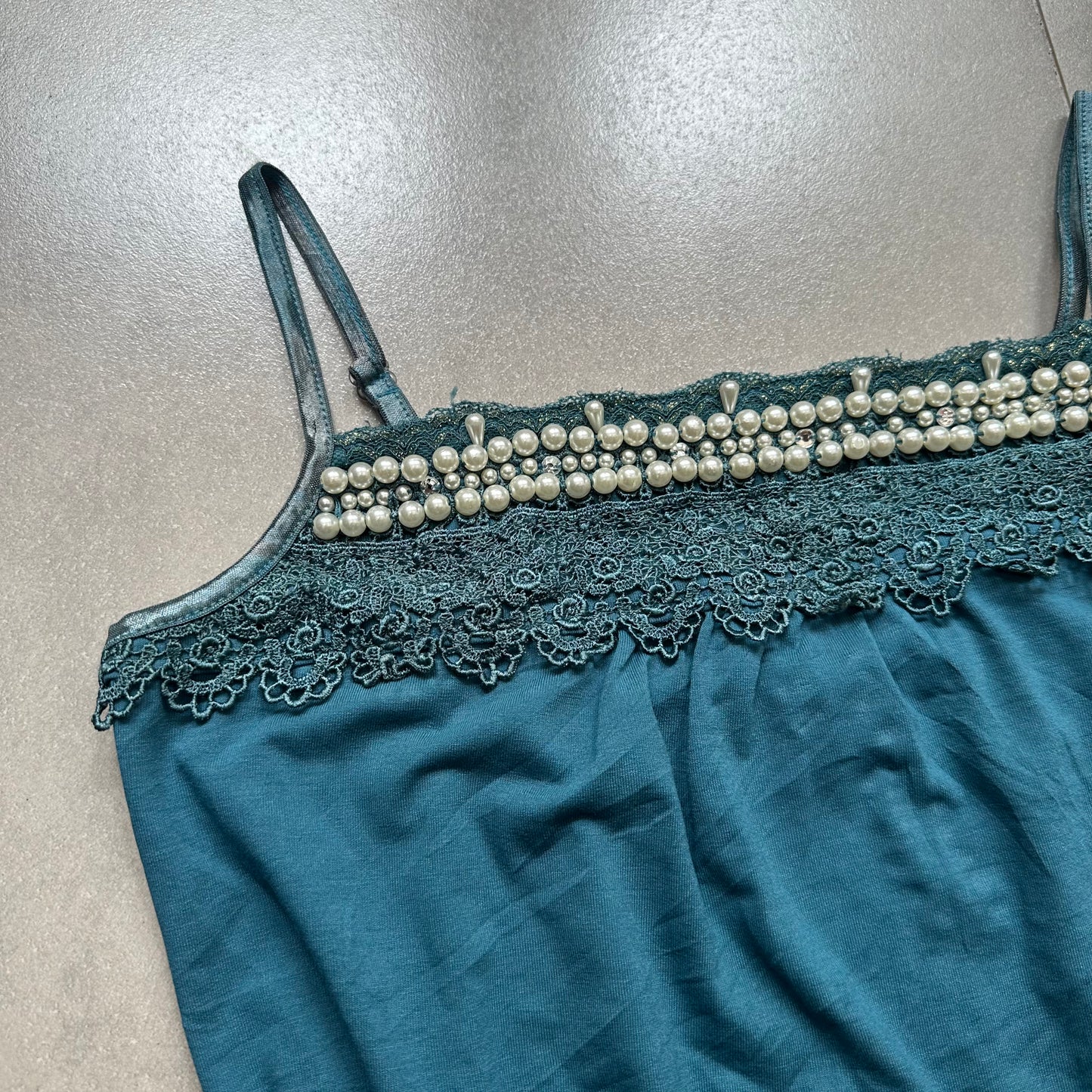 Axes Femme Beaded Pearl Camisole