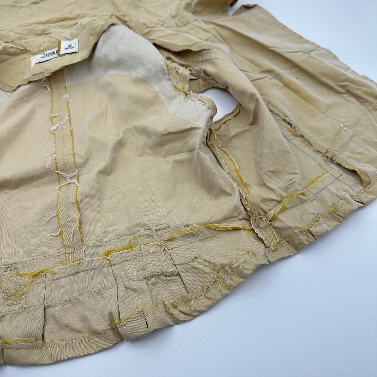 Cropped Trench Button Up Coat