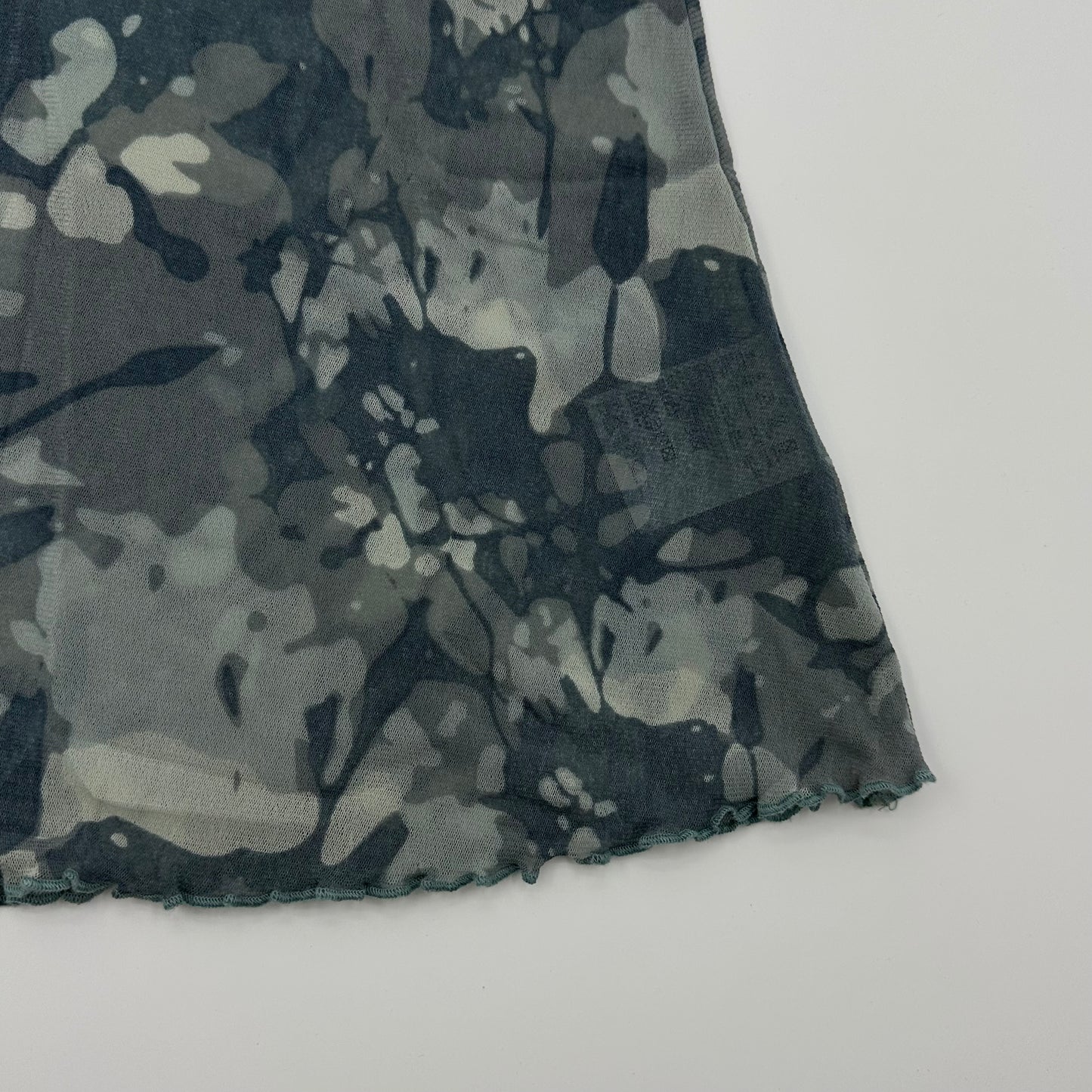EDC Mesh Camo V-neck Flutter Sleeves Vest