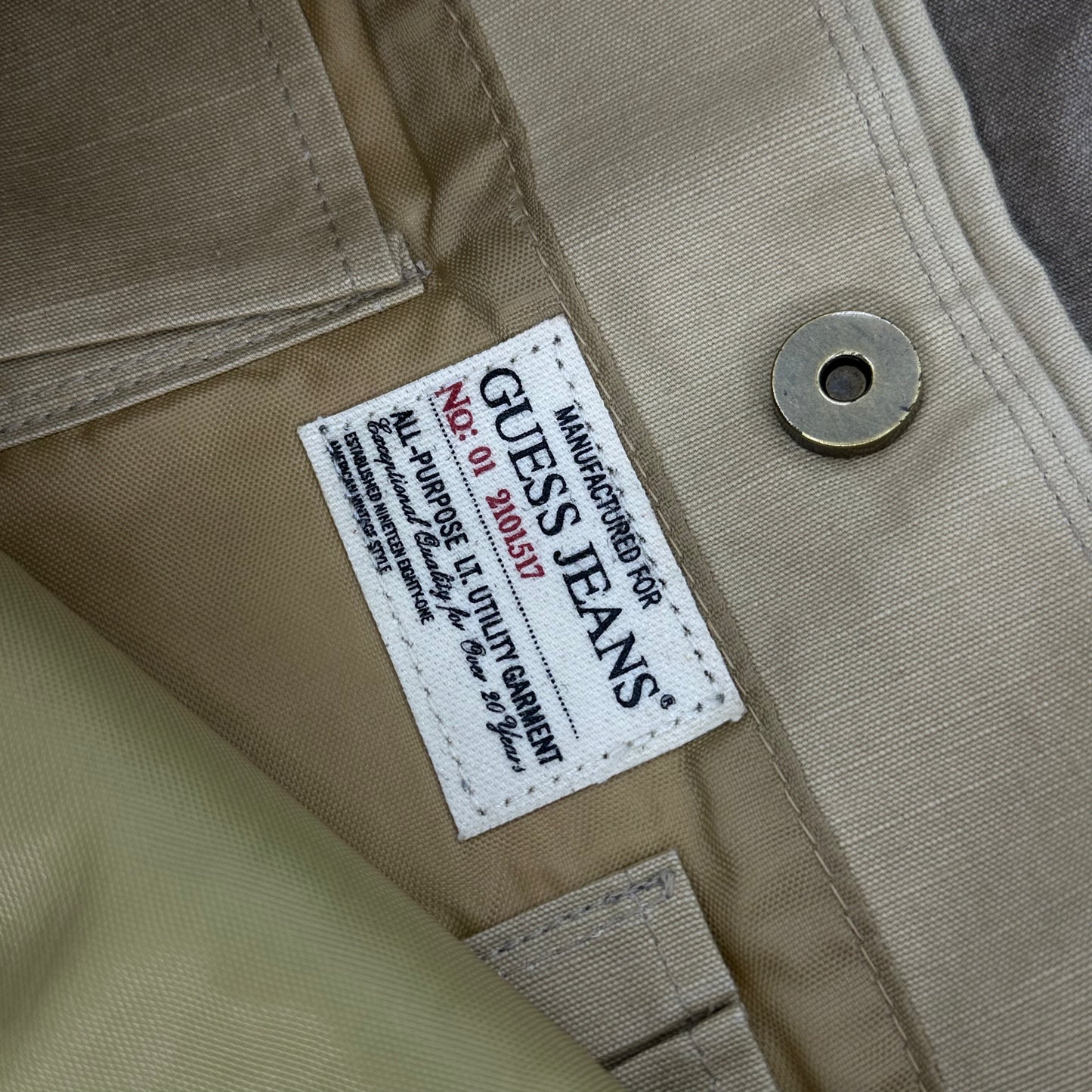Guess 00s Canvas Message Bag